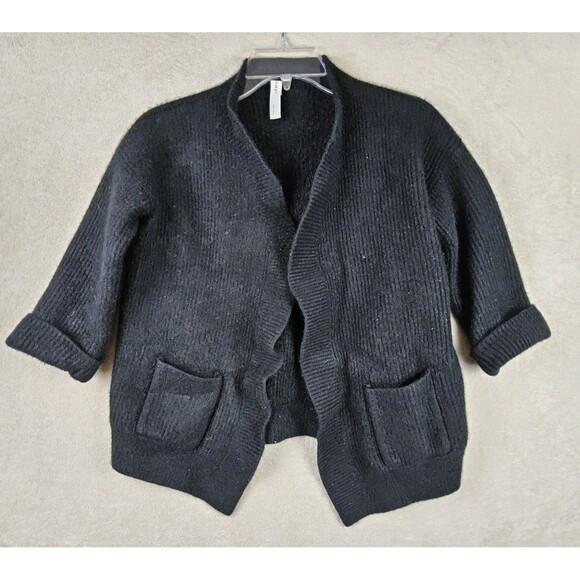Nap Loungewear Women's Cashmere Cardigan Sweater Black Size XXS - Picture 1 of 3